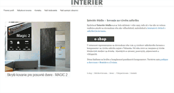 Desktop Screenshot of interierstudio.sk